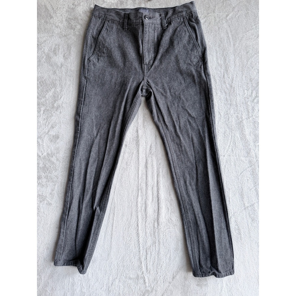 Levi Strauss & Co Mens Jeans 28x28 Grey Straight Leg Textured Denim Trousers